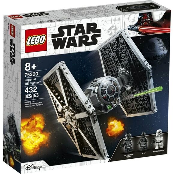 LEGO Star Wars Imperial TIE Fighter 75300 100% Complete With Box, Manual, & Mini - Picture 1 of 5